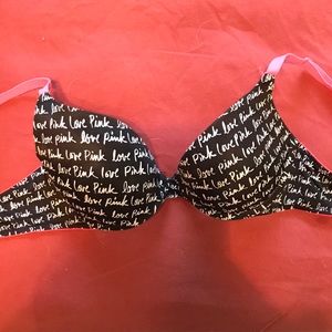 “Love Pink” PINK push-up bra ! 36B
